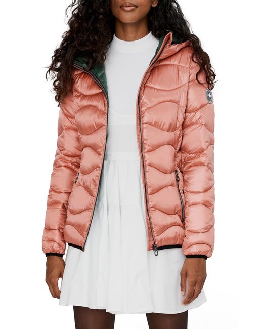 Noize Packable Quilted Hooded Jacket