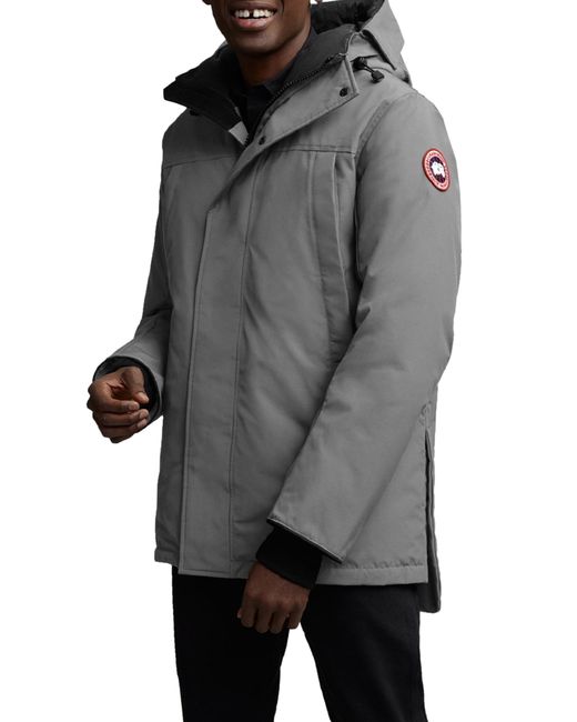 Canada Goose Sanford 625 Fill Power Down Hooded Parka Grey