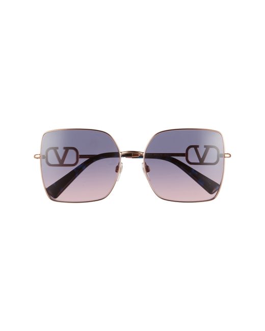 Valentino 59mm Gradient Square Sunglasses
