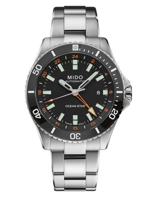 Mido Ocean Star Gmt Automatic Bracelet Watch 44mm