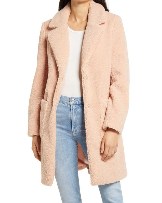 French Connection Faux Fur Teddy Coat