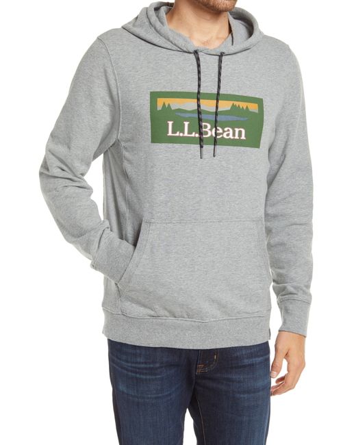 L.L.Bean Comfort Camp Hoodie Grey