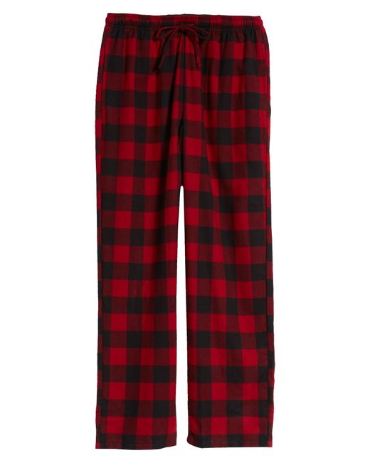 L.L.Bean Scotch Plaid Flannel Pajama Pants Red