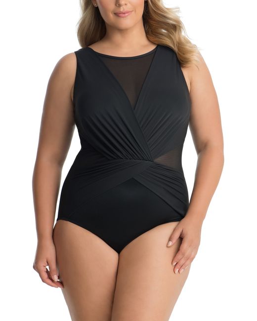 MiraclesuitR Plus Miraclesuit Illusionists Palma One-Piece Swimsuit