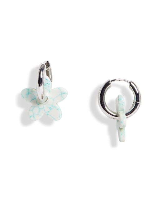 Machete Set Of 3 Floral Charms Hoop Earrings Nordstrom Exclusive