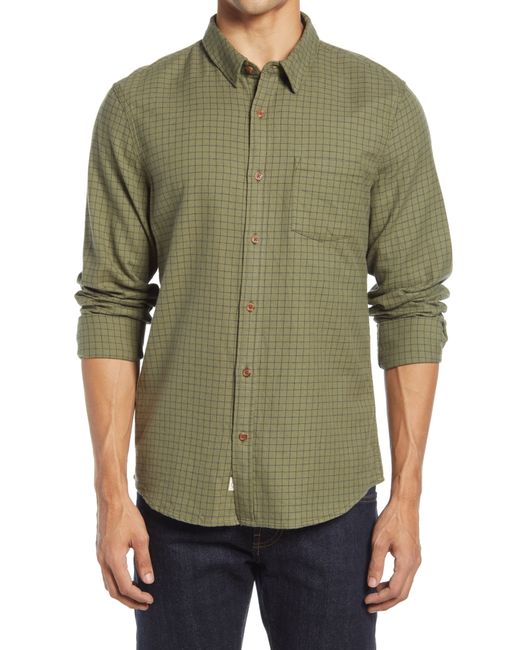 Marine Layer Culver Button-Up Shirt Green