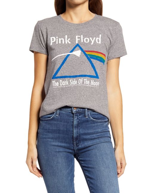 Lucky Brand Pink Floyd Dark Side Of The Moon Graphic Tee Grey