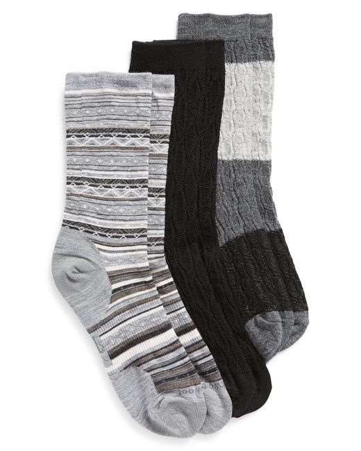 SmartWool Assorted 3-Pack Socks Ivory