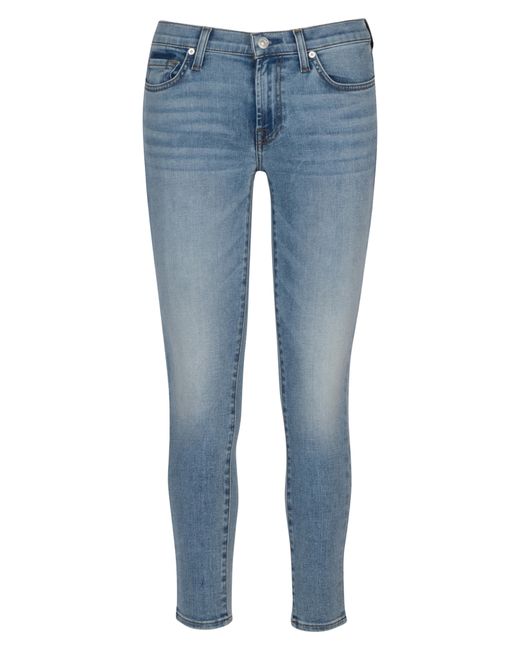Seven 7 For All Mankind Ankle Skinny Jeans Blue