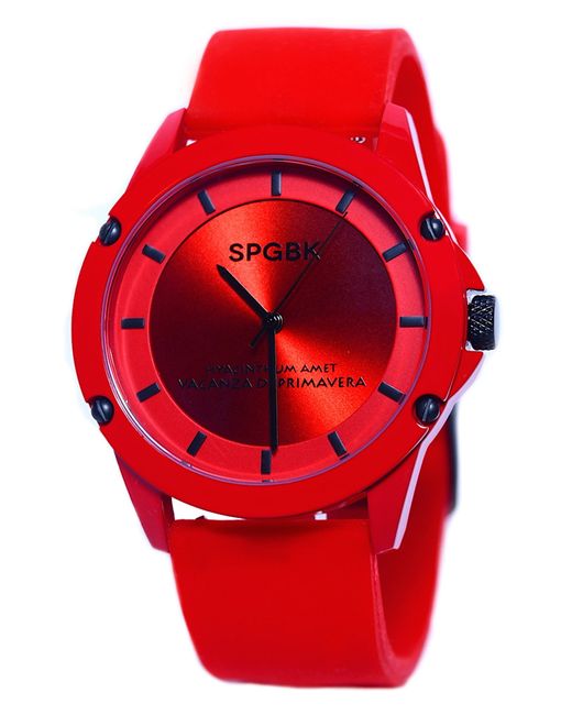 Spgbk Watches Foxfire Silicone Band Watch 44mm