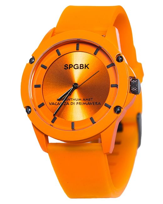 Spgbk Watches Southview Silicone Strap Watch 44mm