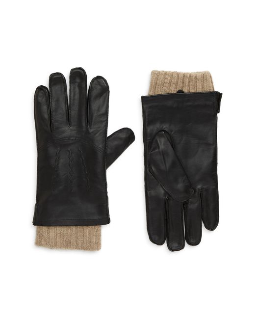Nordstrom Leather Cashmere Lined Gloves