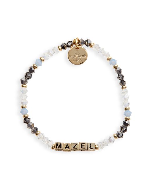Little Words Project Mazel Beaded Stretch Bracelet