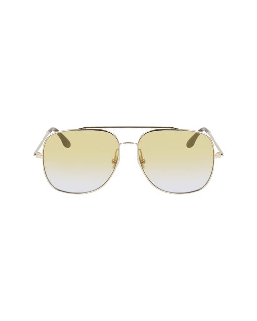 Victoria Beckham 59mm Gradient Navigator Sunglasses