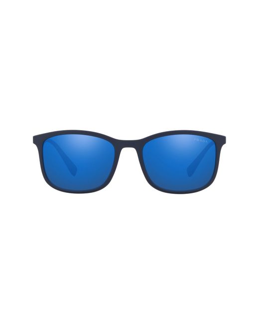 Prada Sport 56mm Rectangle Sunglasses