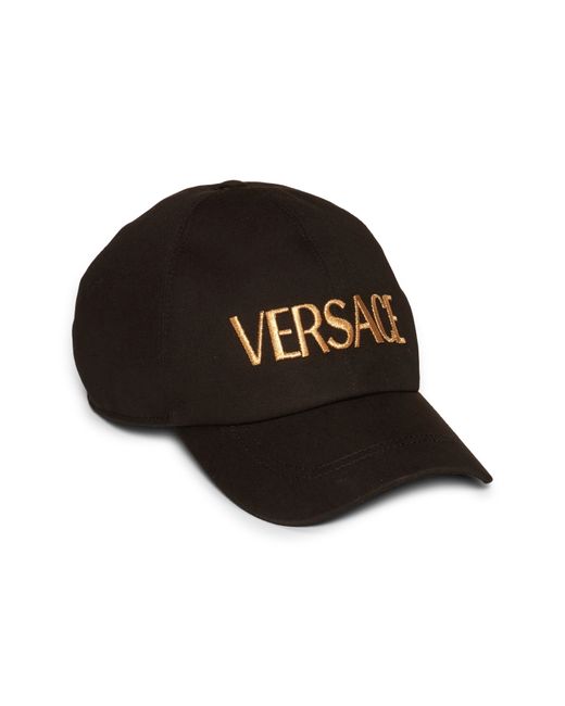 Versace First Line Versace Metallic Logo Baseball Cap