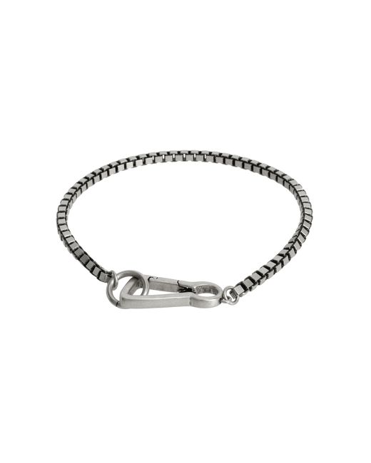 AllSaints Box Chain Sterling Bracelet