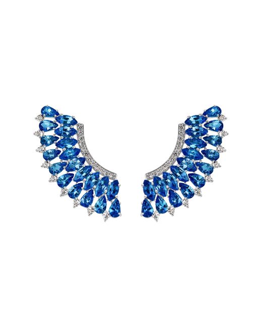 Hueb Mirage Blue Topaz Earrings