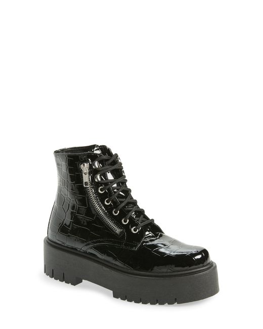 TopShop Bright Chunky Zip Boot