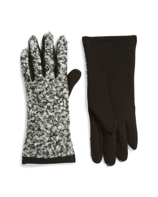 Nordstrom Boucle Gloves One Grey
