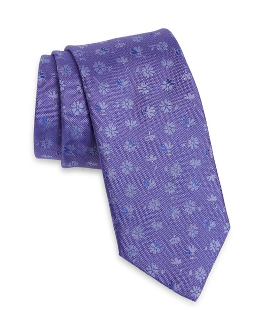 David Donahue Floral Silk Tie One