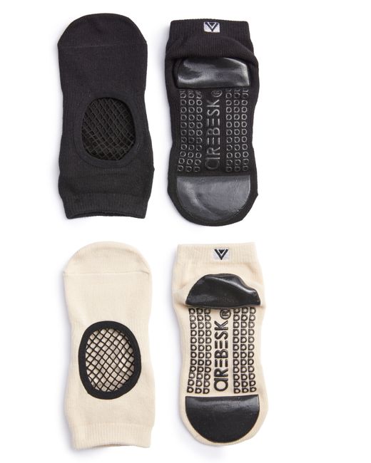 Arebesk Phish Net Assorted 2-Pack Ankle Socks