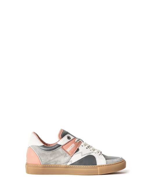 Zadig & Voltaire Leather Patch Sneaker Grey