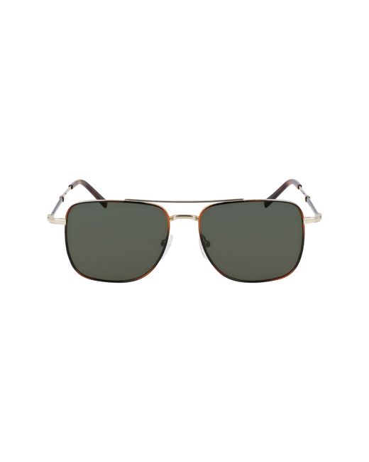 Salvatore Ferragamo 56mm Rectangle Sunglasses