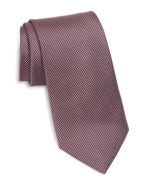Ted Baker London Tonal Micro Grid Silk Tie One