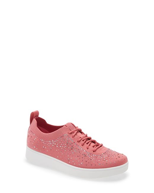 FitFlop Rally Crystal Embellished Knit Sneaker
