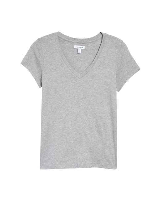 Nordstrom Everyday V-Neck T-Shirt Grey