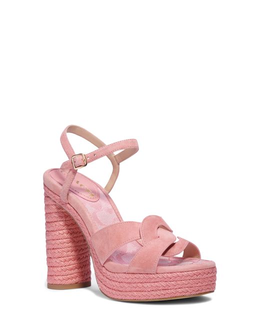 Coach Talina Platform Sandal 9.5 M Pink