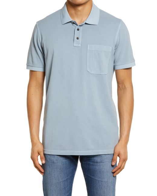Filson Lightweight Short Sleeve Pocket Polo Blue