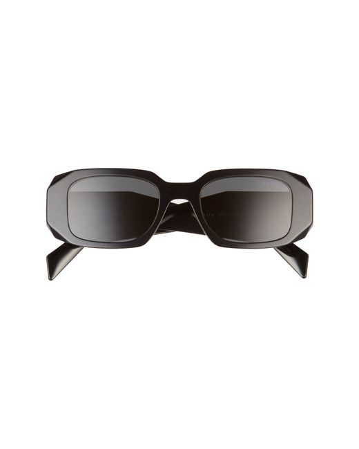 Prada Runway 49mm Rectangle Sunglasses