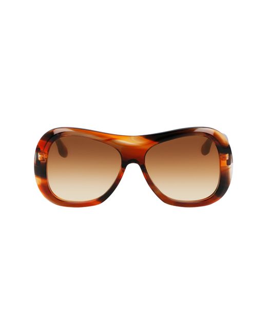Victoria Beckham 59mm Shield Sunglasses