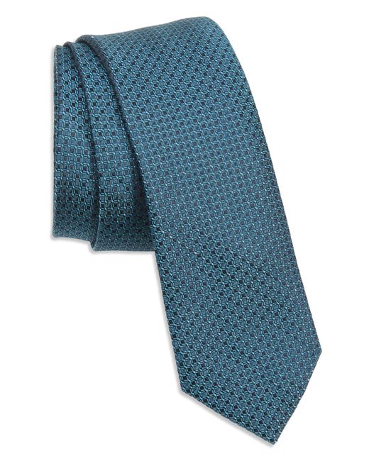 Ted Baker London Alternating Neat Silk Skinny Tie One