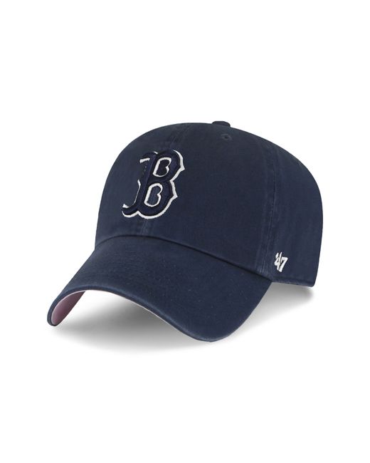 '47 47 Clean Up Boston Red Sox Baseball Cap Blue