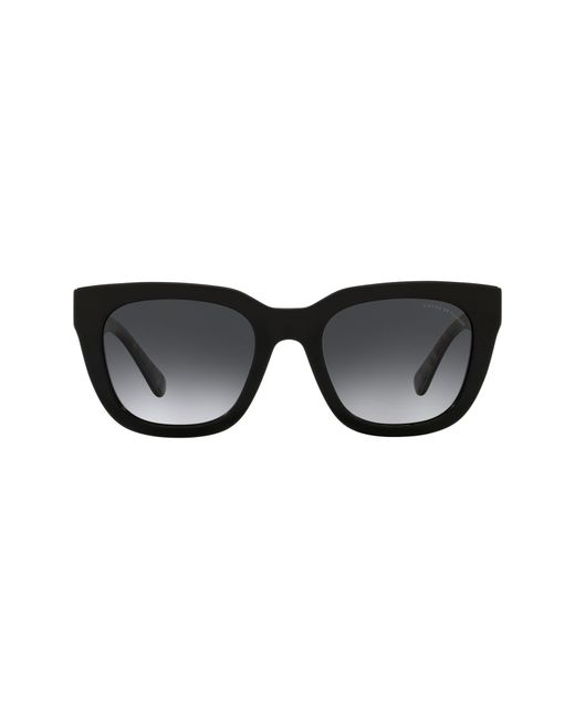 Coach 52mm Gradient Polarized Cat Eye Sunglasses
