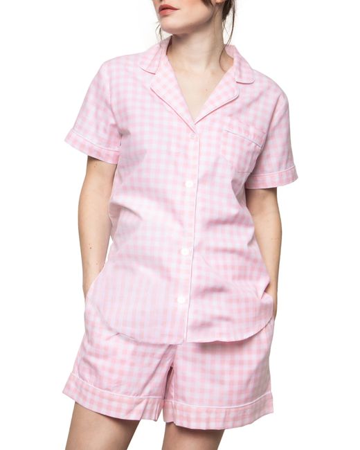 Petite Plume Gingham Short Pajamas