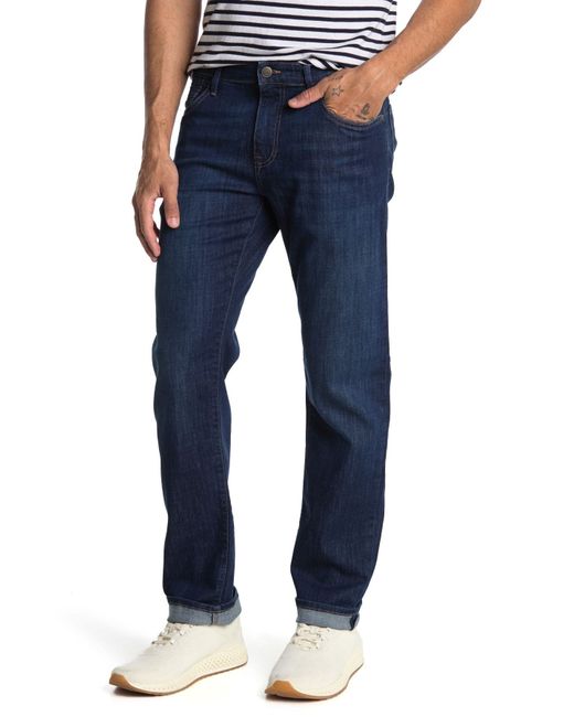 Mavi Jeans Zach Straight Leg Jeans Blue
