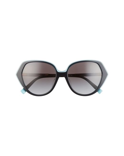 Tiffany & co. 55mm Gradient Irregular Sunglasses