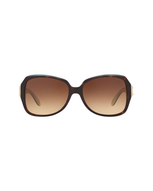 Ralph Lauren 58mm Gradient Butterfly Sunglasses