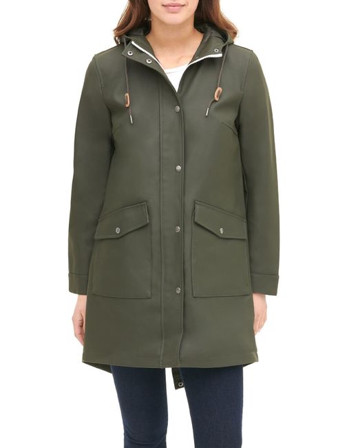 Levi's Water Repellent Lightweight Hooded Parka X-Small Green