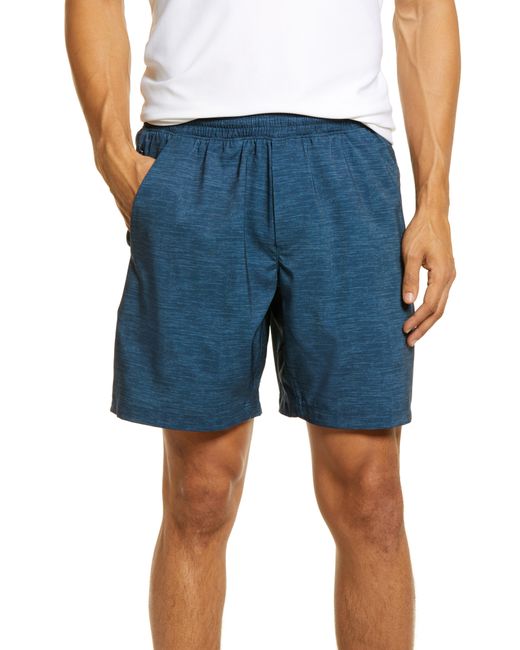 The No Animal Brand 7 Bros Workout Shorts Blue