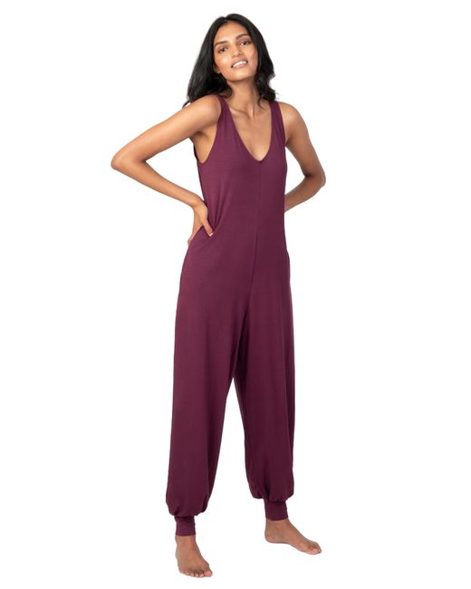 Lively All Day Jumpsuit Medium Purple