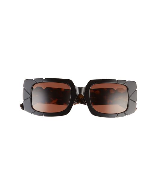 Pared Straight Narrow 63mm Oversize Rectangular Sunglasses