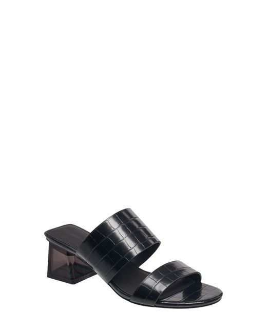 French Connection Clear Heel Slide Sandal