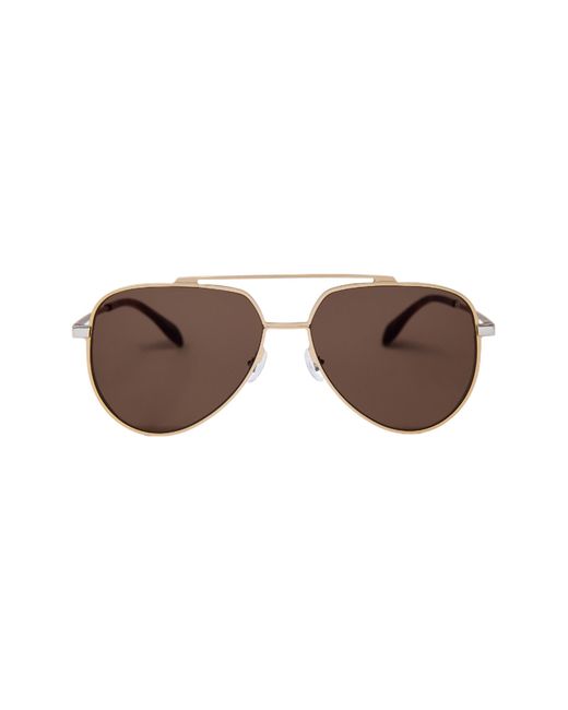 Mita Sustainable Eyewear Vizcaya 58mm Aviator Sunglasses