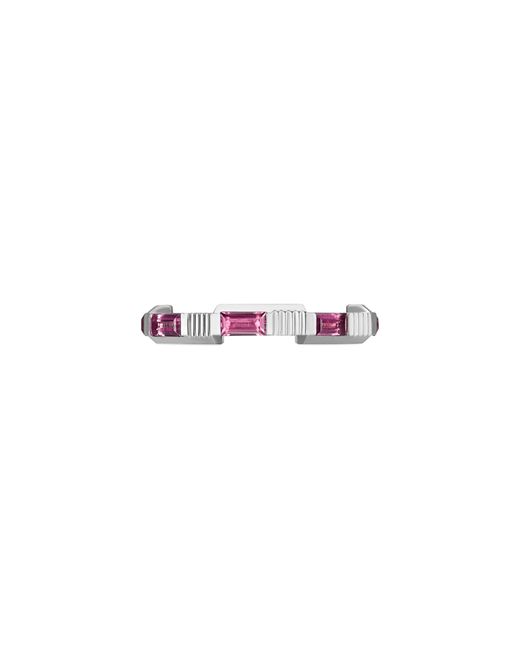 Gucci Link To Love Tourmaline Band Ring