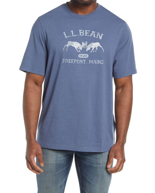 L.L.Bean Lakewashed Organic Cotton Graphic Tee
